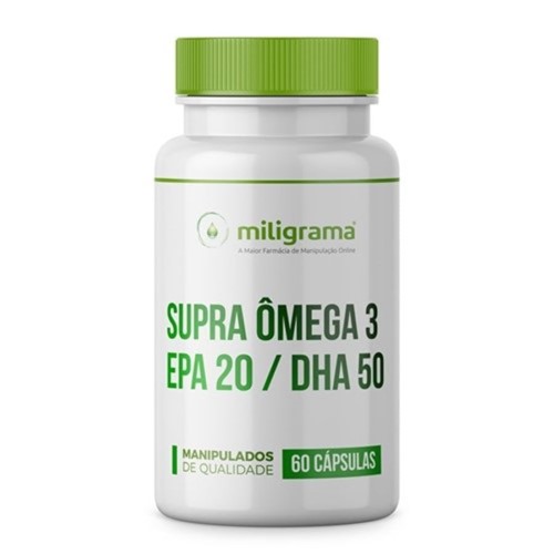 Supra Ômega 3 1000mg EPA 20 DHA 50 - 60 cápsulas