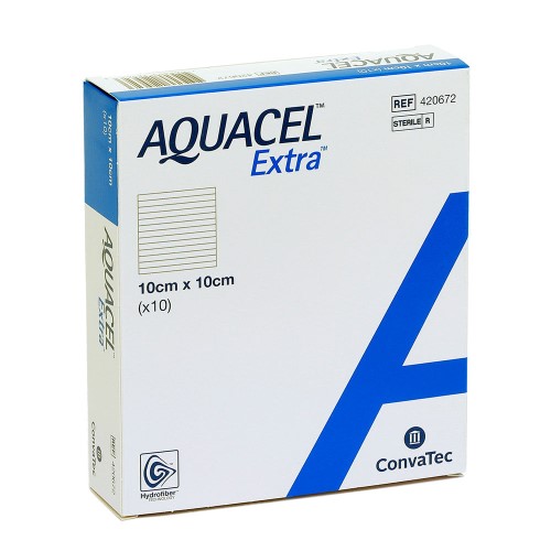 Curativo Aquacel Extra Convatec 10cm X 10cm 1 Unidade