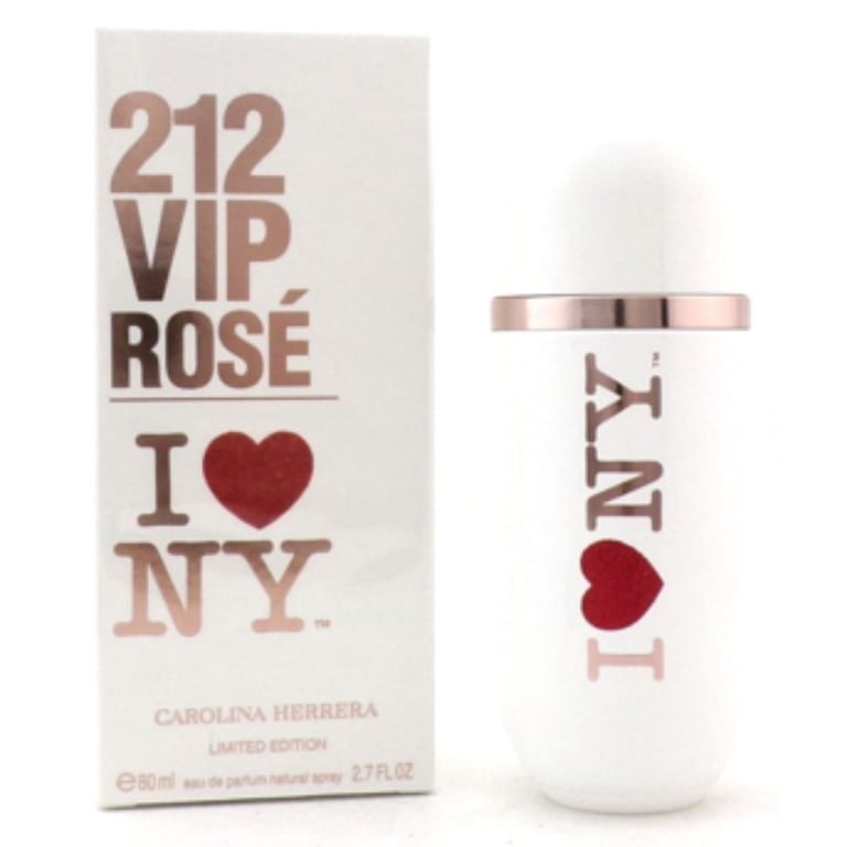 212 Vip Rose I Love NY Carolina Herrera Eau de Parfum - Perfume Feminino 80ml