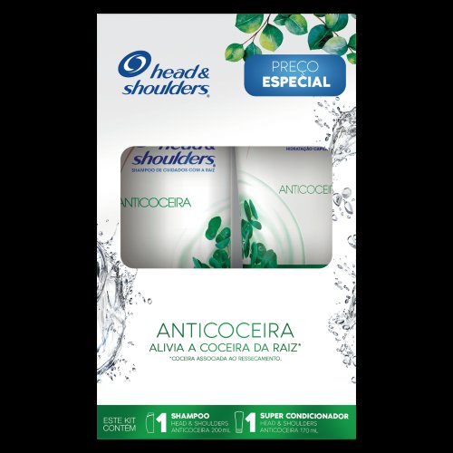 Shampoo Head & Shoulders Anticoceira 200ml + Super Condicionador Head & Shoulders Anticoceira 170ml