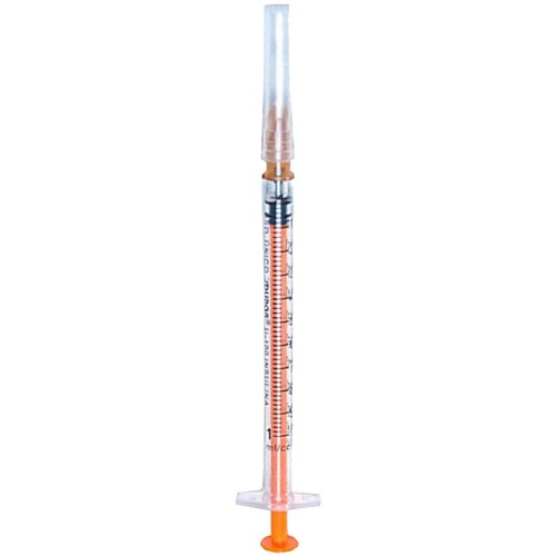 Seringa para Insulina Solidor - 1 mL - Com Agulha - 13 mm X 0,33 mm - 29 G ½