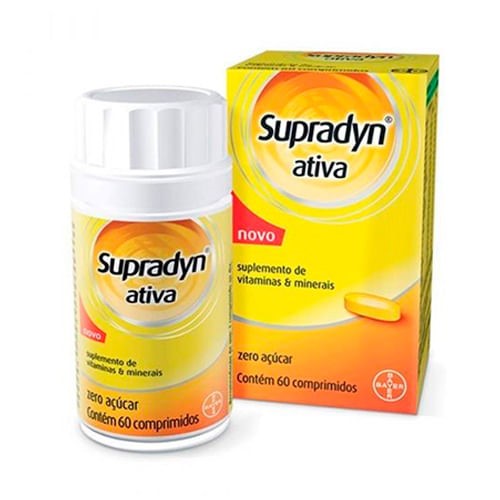 Supradyn Ativa Bayer 60 Comprimidos