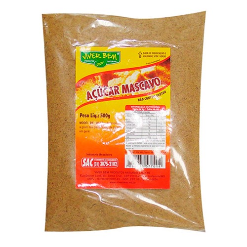 Açúcar Mascavo Viver Bem 500g