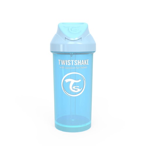 Copo com Canudo Twistshake Straw Azul 6+ Meses com 360ml