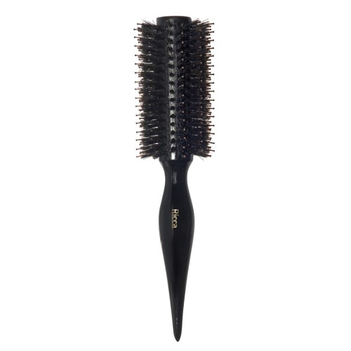 Escova Para Cabelo De Madeira Ricca Black Porcupine 36 1 Unidade