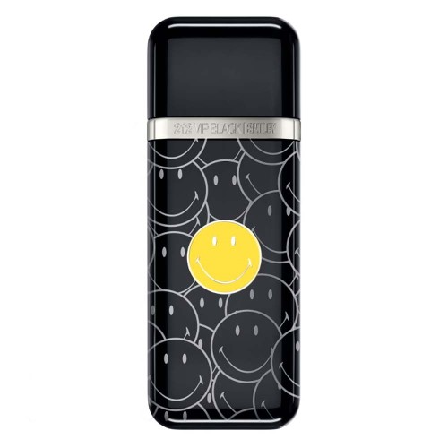 Perfume Carolina Herrera 212 Vip Black Smiley le Eau de Parfum - Perfume Masculino 100ml