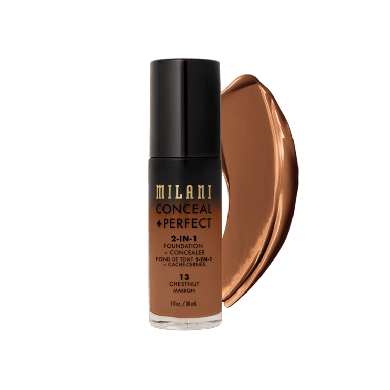 Base Líquida Milani Conceal + Perfect 2 Em 1 Chestnut-13