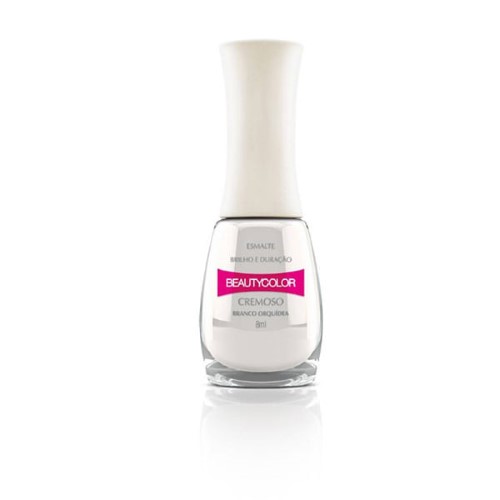 Esmalte Beauty Color Cremosa Branco Orquide 8Ml - Beauty Color