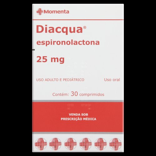 Diacqua Espironolactona 25mg 30 comprimidos