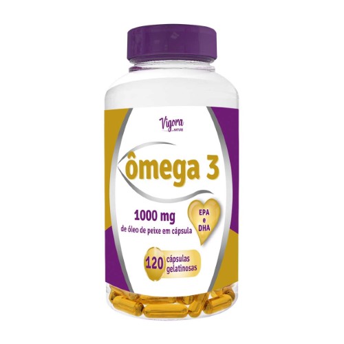 Ômega 3 Vigora Nature com 120 Cápsulas