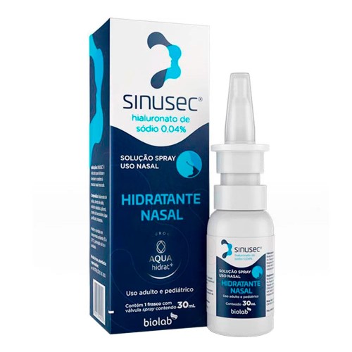 Sinusec Hidratante Nasal Biolab Solução Spray 30ml