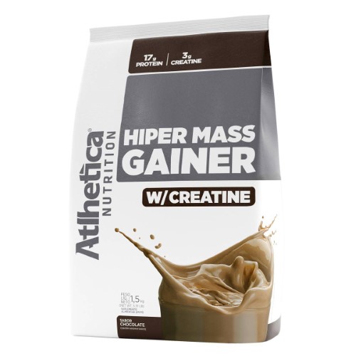 Hiper Mass Gainer Atlhetica Nutrition W/Creatine Chocolate 1,5kg