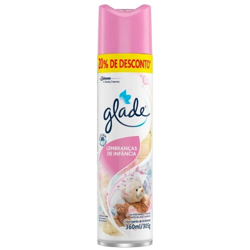 Bom Ar Glade Aero Lembranças De Infância 360ml