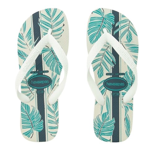 Sandálias Havaianas Aloha Fc Branco/Azul Indigo 37/38