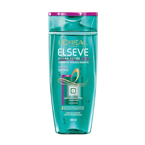 Shampoo Elseve Hydra Detox 48h 400ml