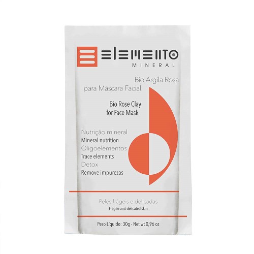 Bio Argila Rosa 30g - Elemento Mineral