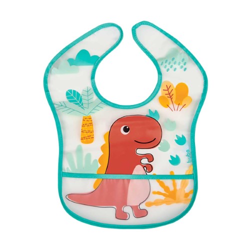 Babador com Bolso Buba Dino com 1 unidade