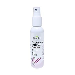 Desodorante Natural de Aloe e Gerânio 120ml – Livealoe