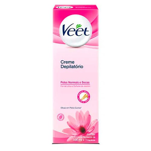 Creme Depilatório Corporal Veet Para Peles Normais e Secas 180ml