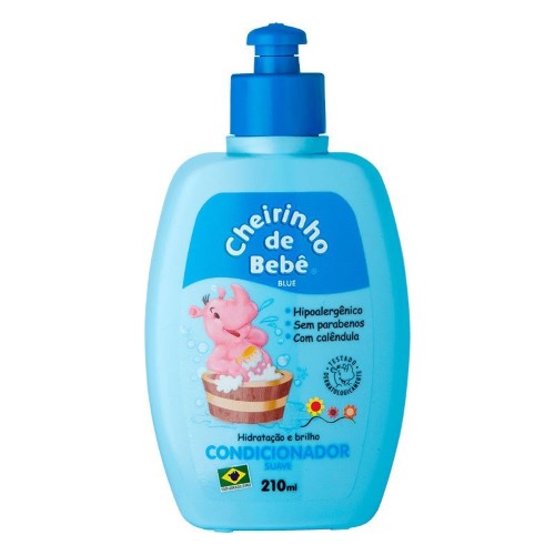 Condicionador Infantil Cheirinho De Bebê Azul 200ml