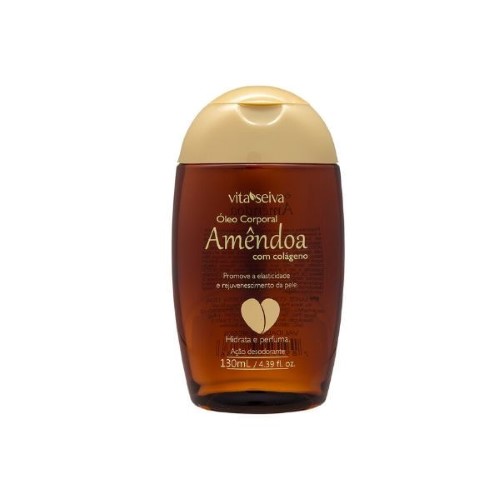 Óleo Corporal Vita Seiva Amendoa C/ Colageno 130Ml