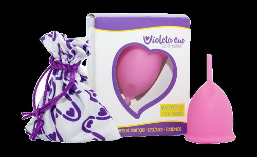 Coletor Menstrual Violeta Cup - Rosa Tipo A