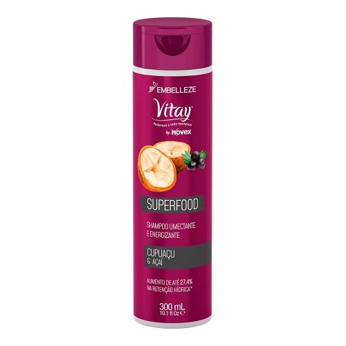 Shampoo Novex Vitay Embelleze Superfood Cupuaçu e Açaí 300ml