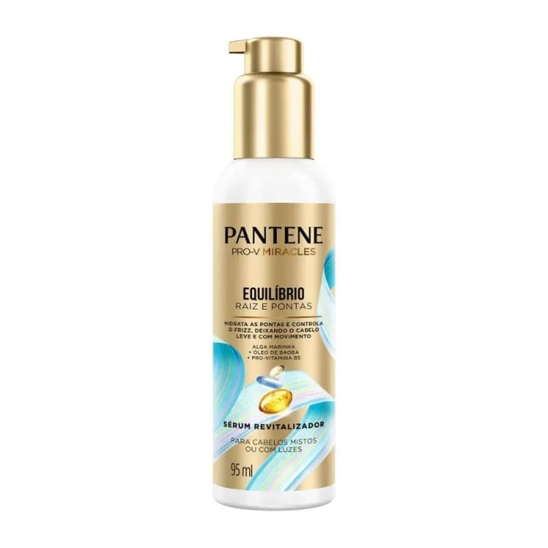 Sérum Revitalizador Pantene Equilibrío Raiz E Pontas 95 Ml