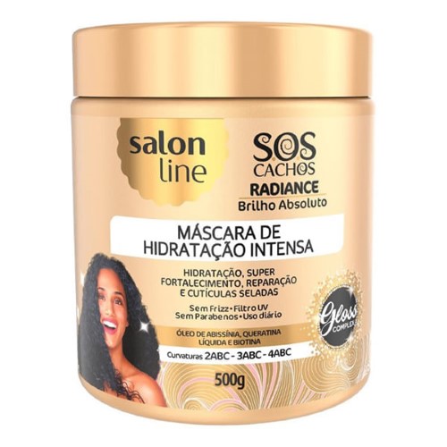 Máscara de Tratamento Salon Line Sos Hidratação Radiance Brilho Absoluto 500ml