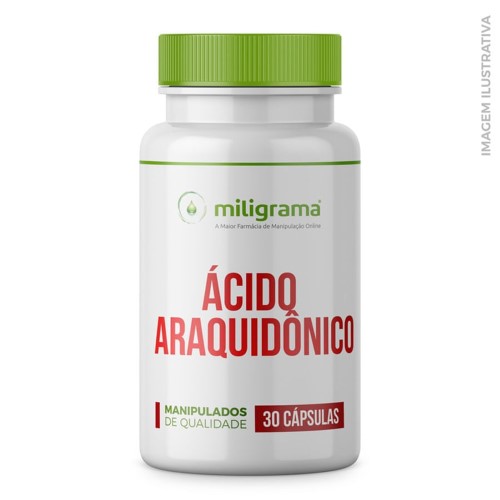 Ácido Araquidônico 500mg 30 Cápsulas