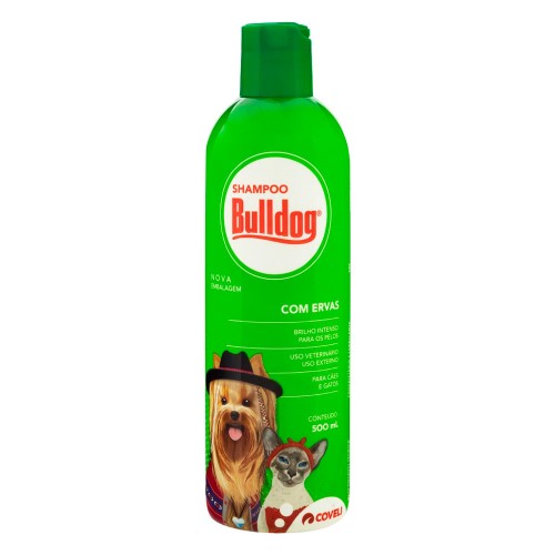 Shampoo para Cães e Gatos com Ervas Bulldog 500ml