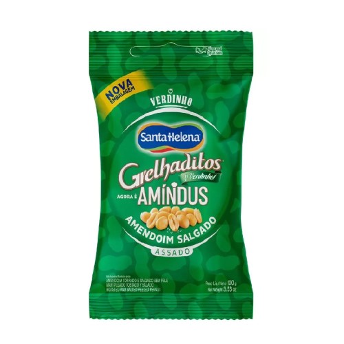 Amendoim Saldado Santa Helena Grelhaditos 100g