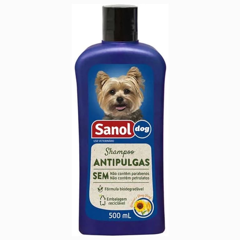 Shampoo Antipulgas Sanol Dog 500ml