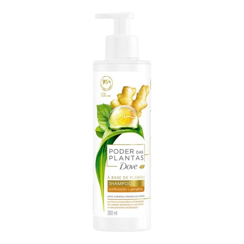 Shampoo Dove Poder Das Planats Purificação + Gengibre 300ml