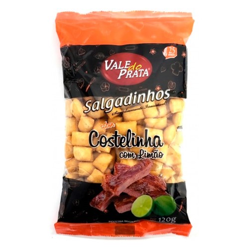 Salgadinho Vale do Prata Sabor Costelinha com Limão 120g