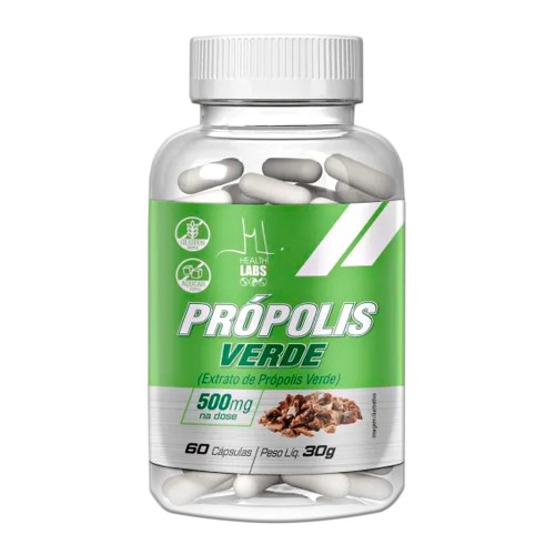 Própolis Verde Health Labs com 60 Cápsulas