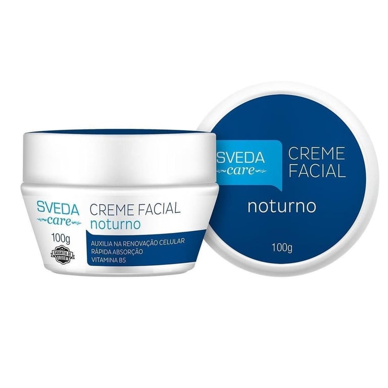 Creme Facial Sveda Care Noturno 100g