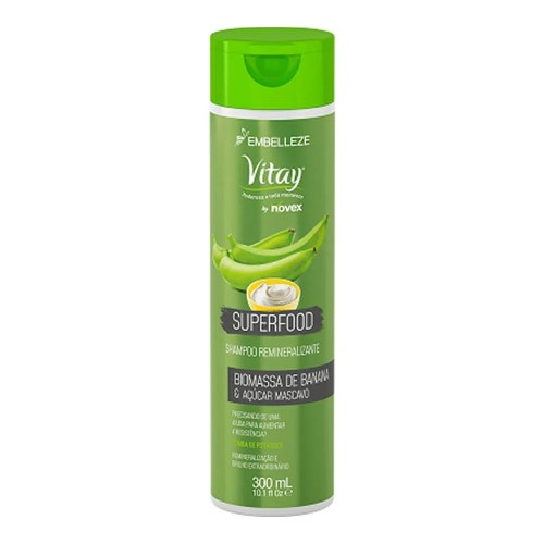 Shampoo Remineralizante Embelleze Vitay Superfood 300ml