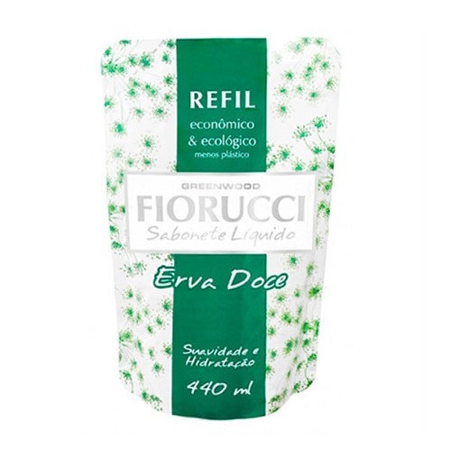 Sabonete Líquido Fiorucci Erva Doce Refil com 440ml