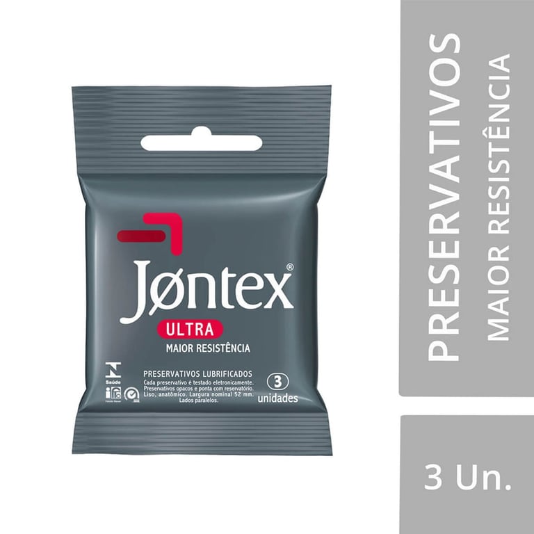 Preservativo Jontex Ult 3Un - Jontex