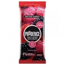 Camisinha Prudence Cores e Sabores Tutti-Frutti com 6 unidades