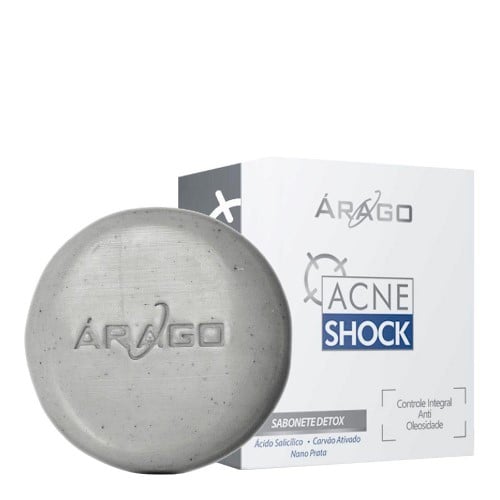 Sabonete Barra Árago Acne Shock Detox 90g