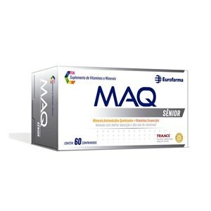 Suplemento Vitamínico MAQ Sênior com 60 comprimidos