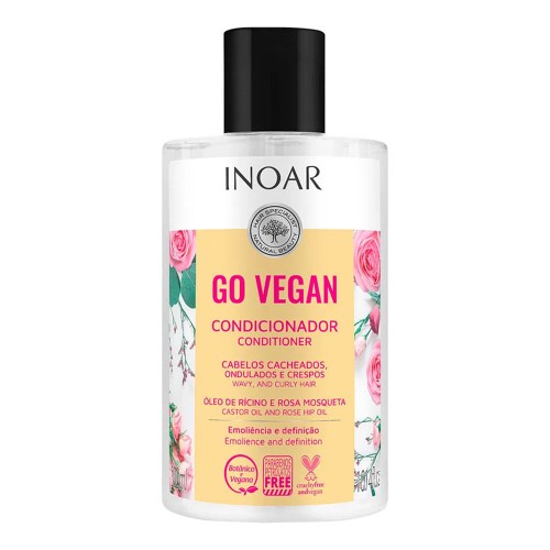 Condicionador Inoar Cabelos Cacheados Go Vegan 300ml