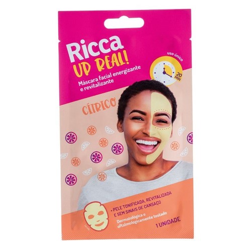 Máscara Facial Energizante Ricca - Up Real!