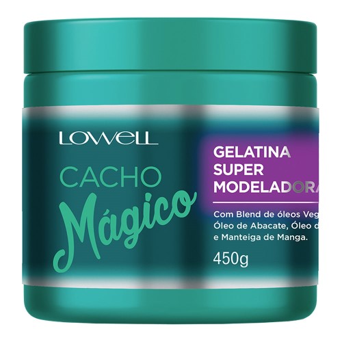 Gelatina Capilar Lowell Super Modeladora Cacho Mágico 450g