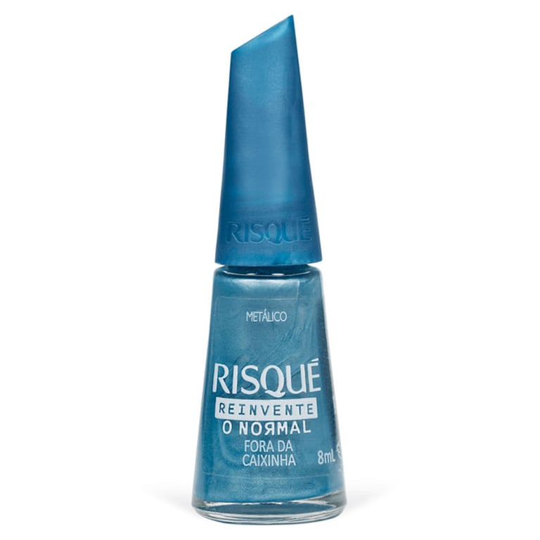 Esmalte Risque Metalizado Fora Da Caixinha 8ml