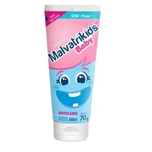 Gel Dental Baby Sabor Tutti-frutti Malvatrikids 70g