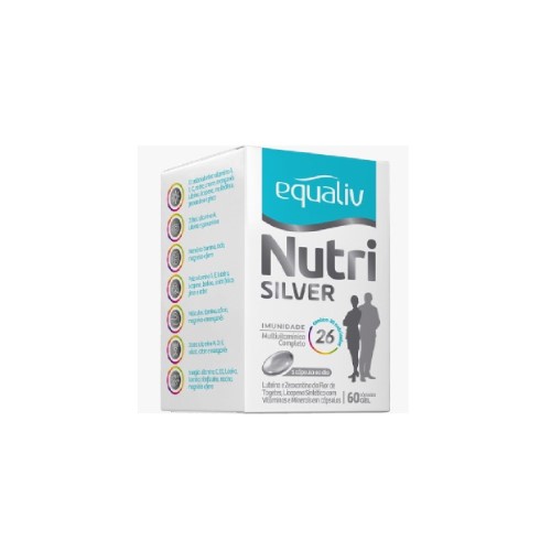 Suplemento Polivitamínico de A-Z Equaliv Nutri Silver com 60 cápsulas gel