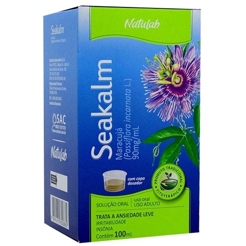 Seakalm 90mg Natulab 100ml Solução